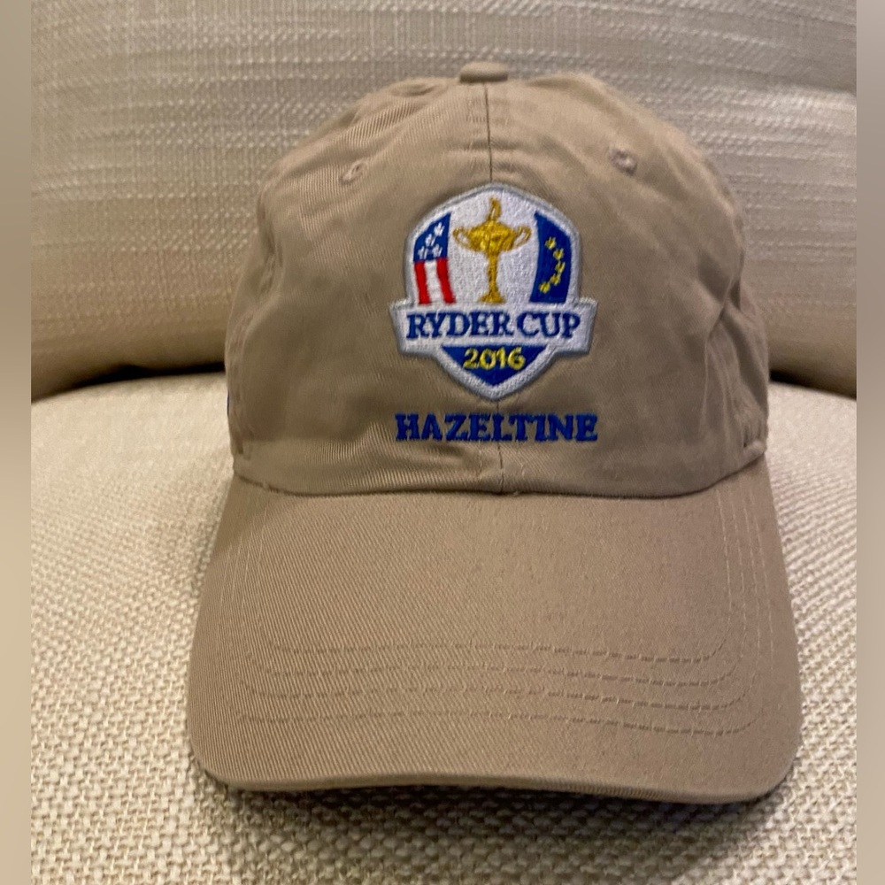 Ryder Cup 2016 @ Hazeltine Country Club Tan Hat / USA vs Europe/ Size OSFM/AHead